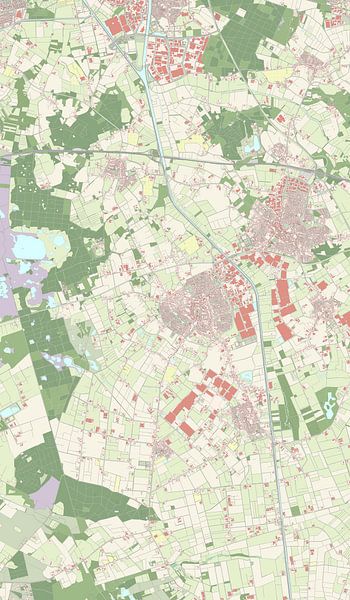 Carte de Someren par Rebel Ontwerp