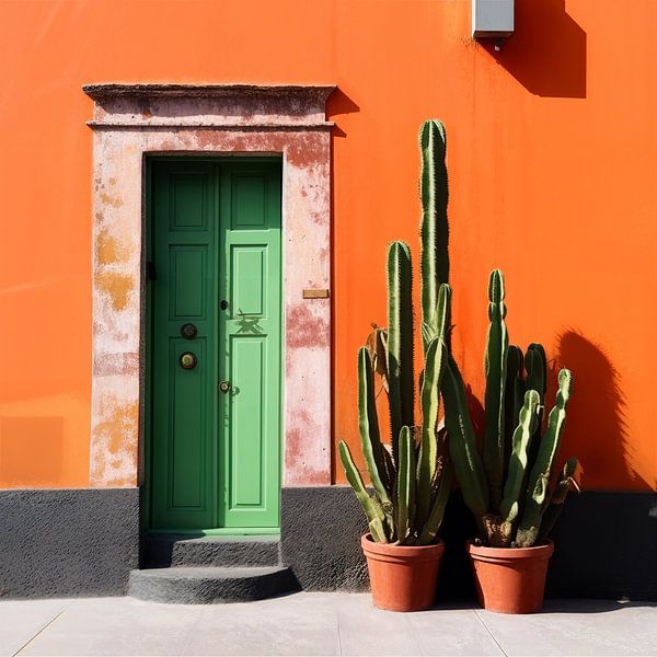 Bunte mexikanische Straßenszene von Studio Allee