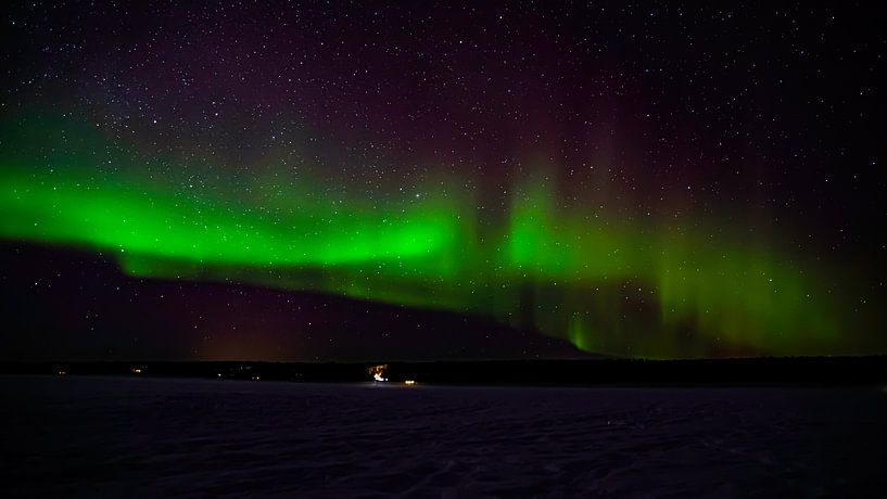 De magnifiques aurores boréales en Finlande par Joost Leferink