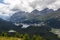 Vue sur St. Moritz