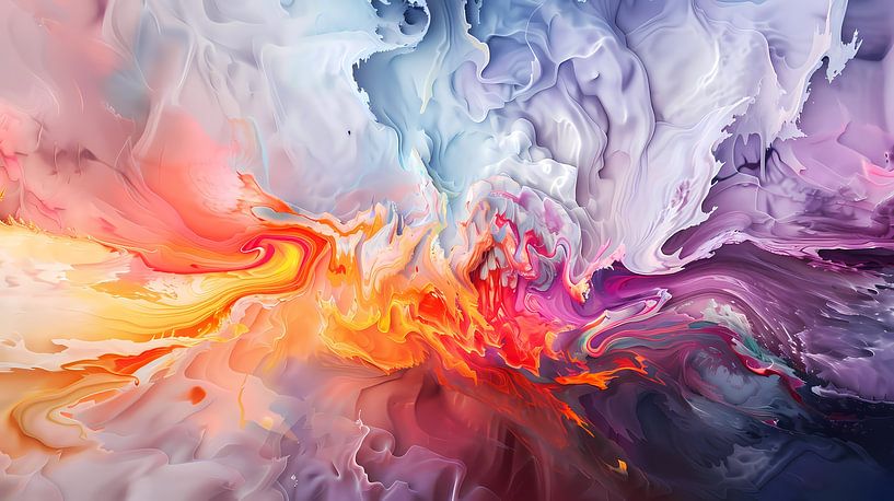 Fluid paint by Angel Estevez