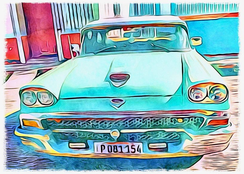 On the road in Cuba, motif 8 by zam art