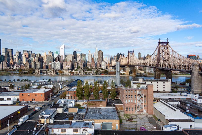New York Manhattan mit Queensboro-Brücke von Susan Hol