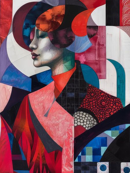 Abstract Van Een Vrouw Stijl Abstract van TOAN TRAN