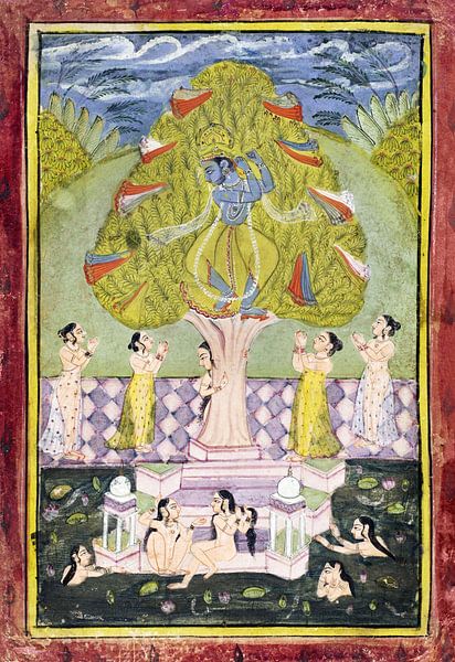 Krishna stiehlt die Kleider der Gopis (1780) von Atelier Liesjes