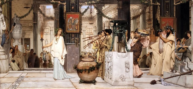 Lawrence Alma Tadema. Harvest Festival by 1000 Schilderijen