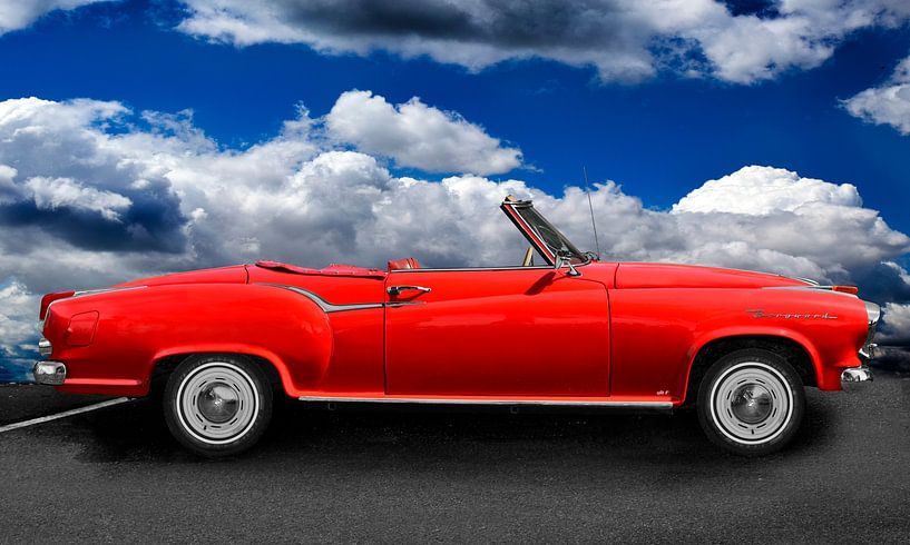 Borgward Isabella Cabrio en couleur orignal par aRi F. Huber
