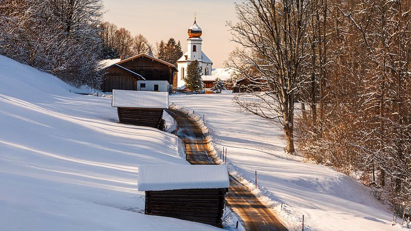 Winter in Wamberg, Bavaria, southern Germany by Henk Meijer Photography
