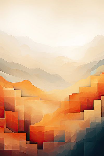 Abstrakte Landschaft von Bert Nijholt