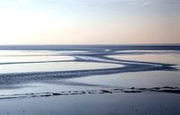 Das Wattenmeer in der Nähe des Dollards