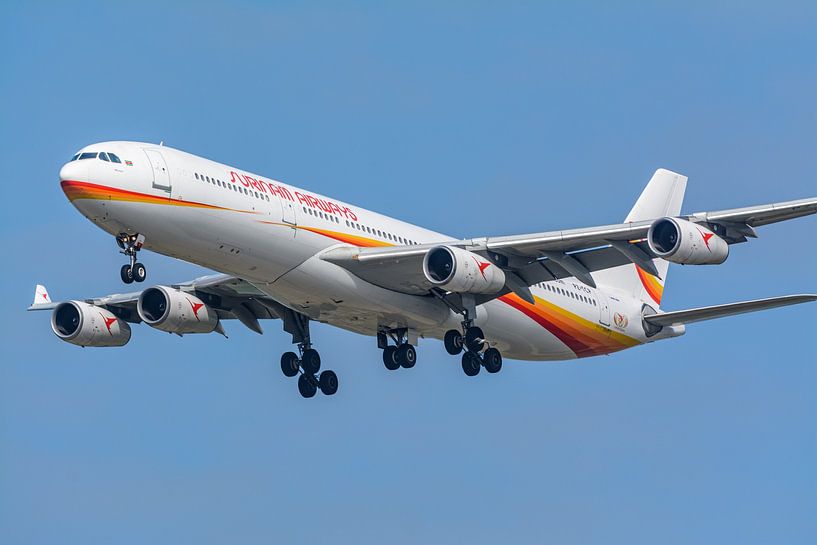 Surinam Airways Airbus A340-300 &quot;Palulu&quot; (PZ-TCP). by Jaap van den Berg