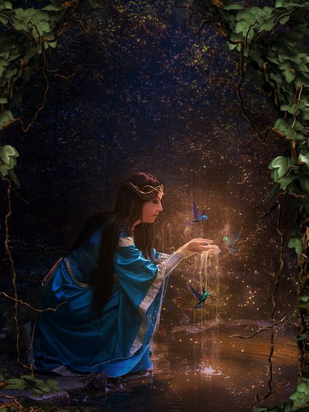 Dame du lac par Babette van den Berg