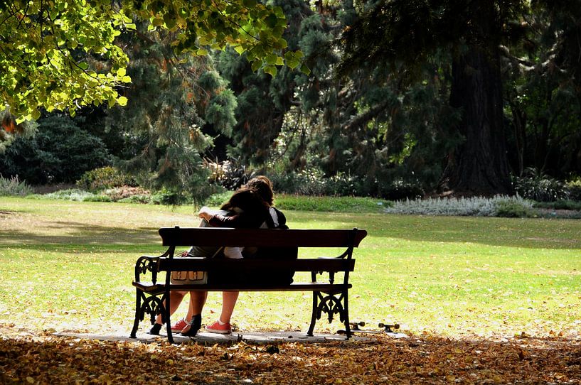 Un instant romantique dans un parc néo-zélandais par Frank Photos