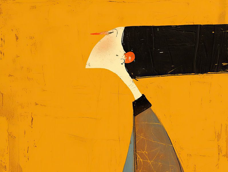 Portrait de femme | Beaked Elegance par La collection ARTEO