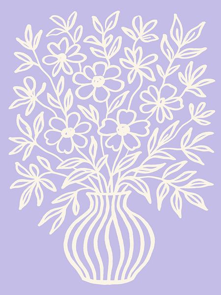 Pastel Bouquet (Purple) von Treechild