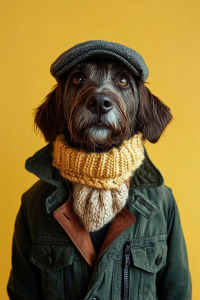 Deutscher Wachtelhund von Poster Art Shop