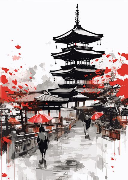 Peinture japonaise Ukiyo par Mason Scott