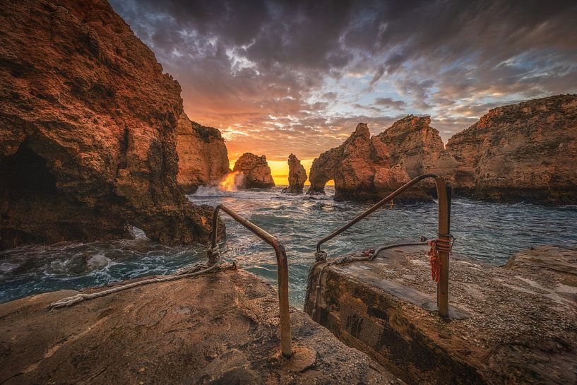 Goldene Welle von Loris Photography