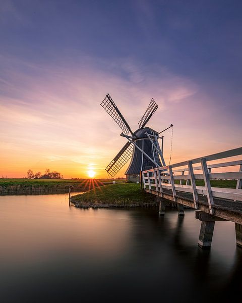 Hatsumermill, Dronrijp, Friesland von Edwin Kooren