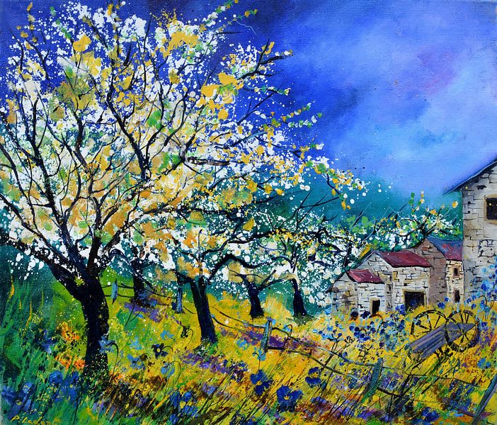 Spring in my countryside by pol ledent