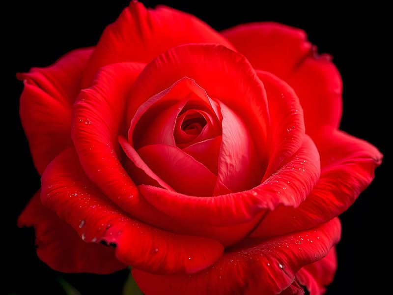 Eternal beauty - red rose perfection by ButterflyPix
