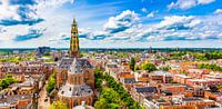 Skyline Groningen met de Der-Aa kerk