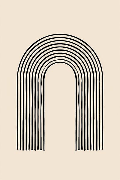 Bauhaus Japandi Abstrakt von Kunst Laune