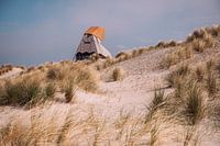 Wachturm De Steltloper bei Marker Wadden (Flevoland)