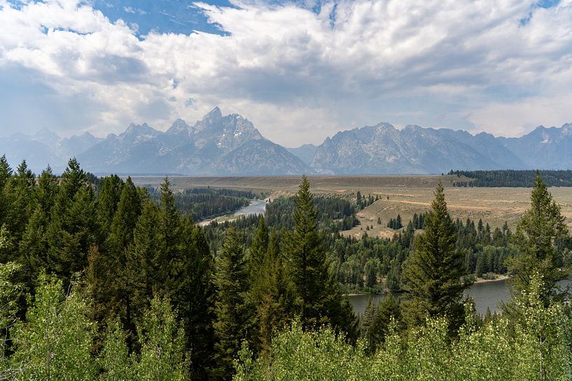 Parc national de Grand Teton, États-Unis, vue sur la rivière Snake par Jeroen van Deel