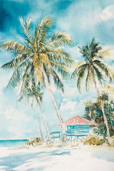 Paradis tropical par Poster Art Shop