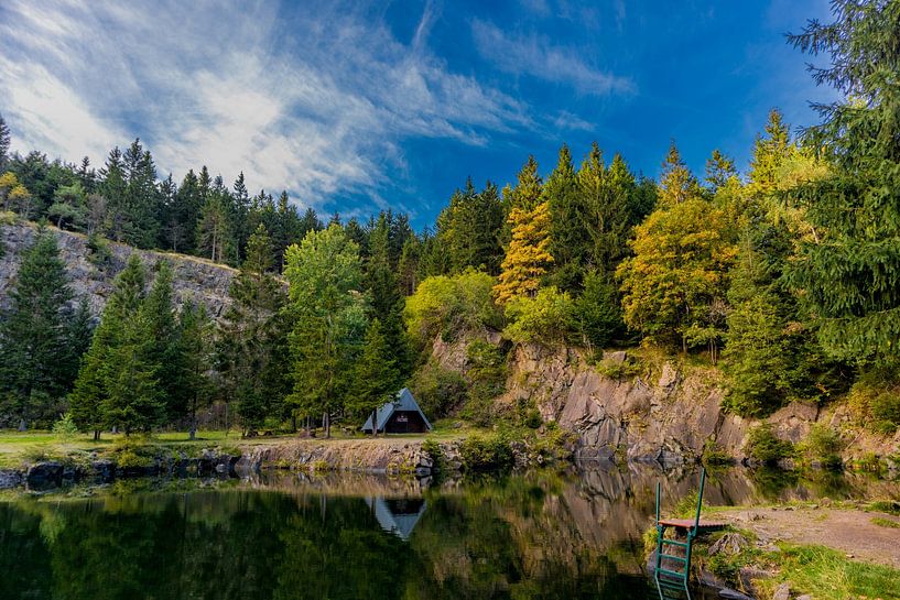 Herbstliche Idylle am Rennsteig von Oliver Hlavaty