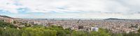 Panorama de Barcelone depuis le Tibidabo