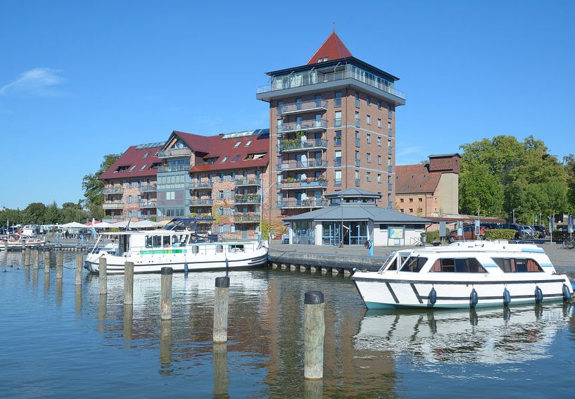 City harbour of Neustrelitz,Mecklenburg Lake District by Peter Eckert