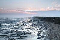 Lever de soleil sur la côte des Wadden