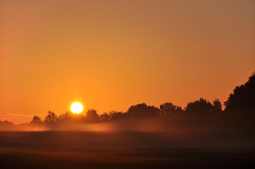 Sonnenaufgang in der Achterhoek von Renzo de Jonge