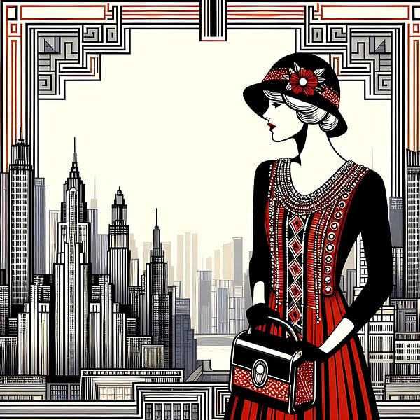 Mode 1920 Frau von Tatjana Korneeva