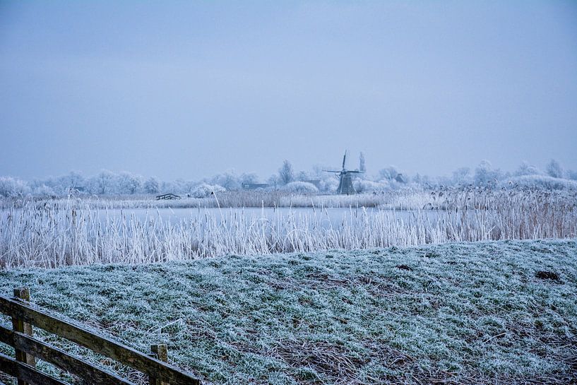 Paysage de Winder avec moulin par Scarlett Bus