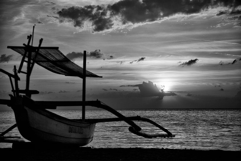 zonsondergang indonesie by Jan Pel