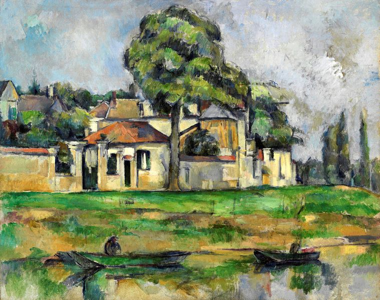Cezanne, Banks of the Marne - 1888 by Atelier Liesjes