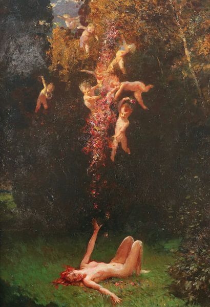 Girl has a summer dream, Leopold Schmutzler. by Atelier Liesjes