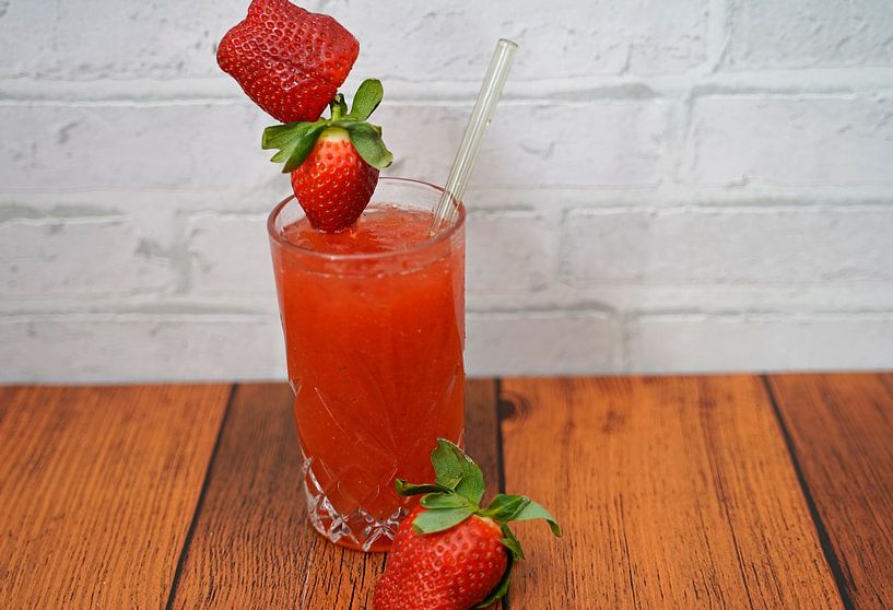 Limonade aux fraises aromatisée au rhum par Babetts Bildergalerie