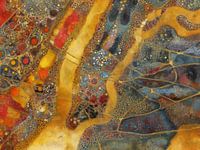 Stadtplan New York | Weltstädte | Gold-Rot