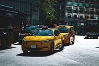 Special mustang taxi in new york