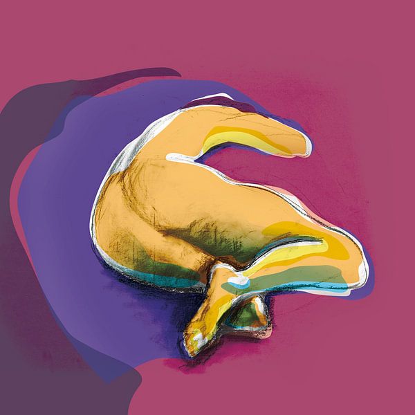 liggend naakt par ART Eva Maria