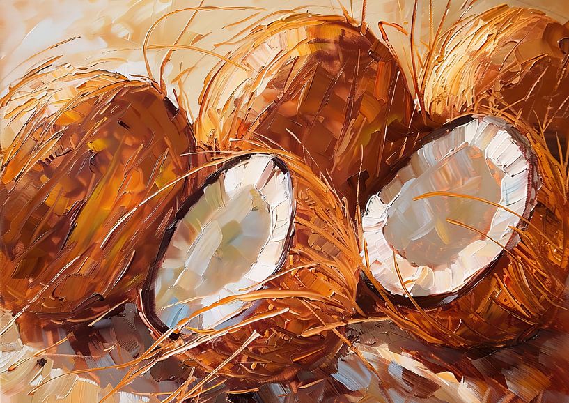 Malerei Kokosnuss von Blickfänger Gemälde