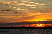 zonsondergang in Zeeland 