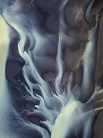 Flussdelta Texturen von Island #7