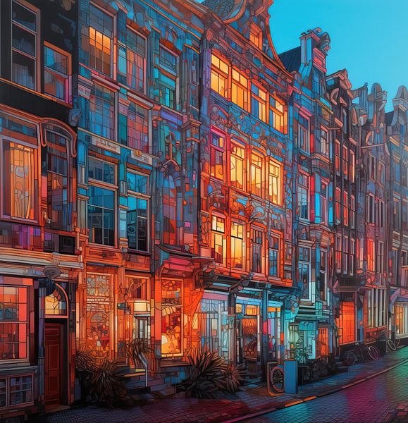 Amsterdam painting by ARTEO Paintings