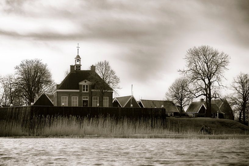 Schokland ehemalige Insel in der niederländischen Zuiderzee von Sjoerd van der Wal Fotografie