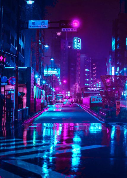 Cyberpunk Tone City by saufa haqqi
